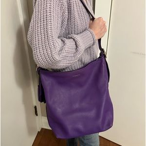 Coach legacy duffle purse in purple